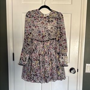 Ganni Multicolor Floral Casual Dress